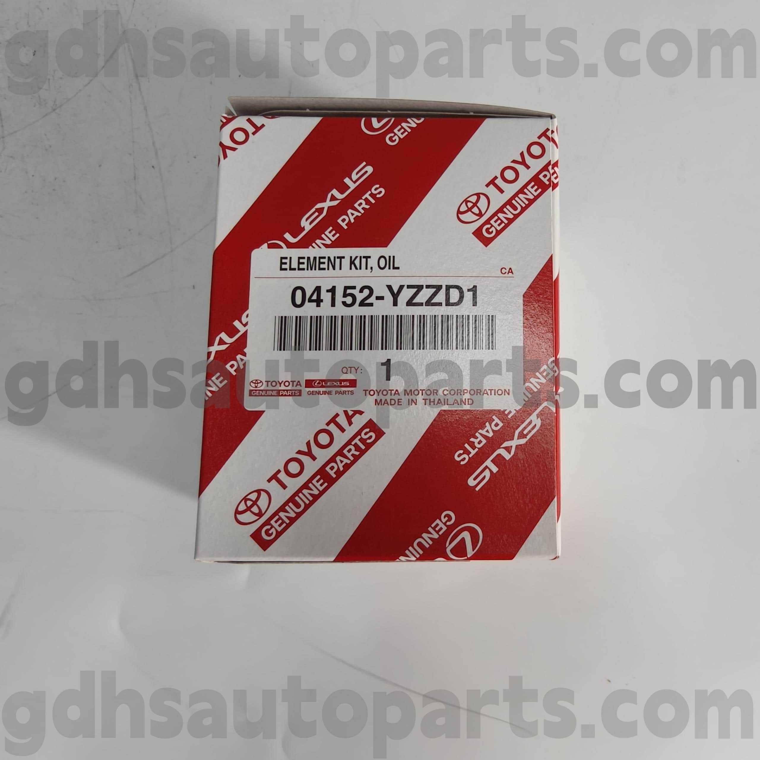 04152-yzzd1 Toyota Genuine Teile Ölfilter für Chassis Nr. ASU40 GSU45