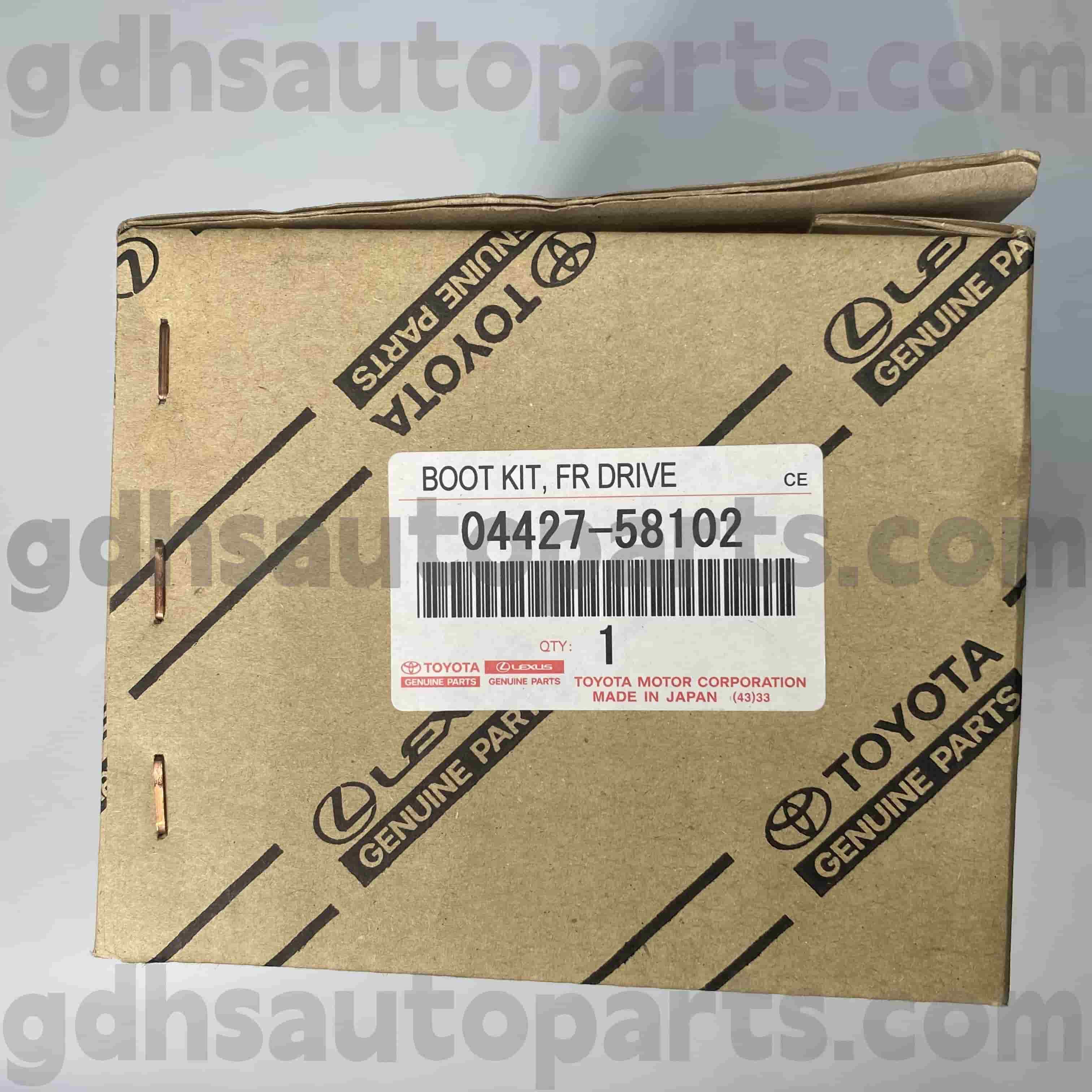 04427-58102 Toyota Echtes Teile Vordere Beifahrerseite CV-Kofferraum für Alphard Chassis Nr. AYH30