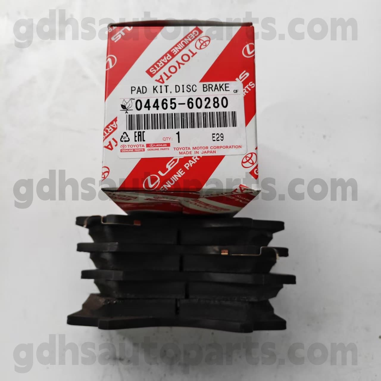 04465-60280 Toyota Echtes Teile vorne Bremsblock für Landkreuzer 、 LX450D/460/570 Chassis Nr. UZJ200