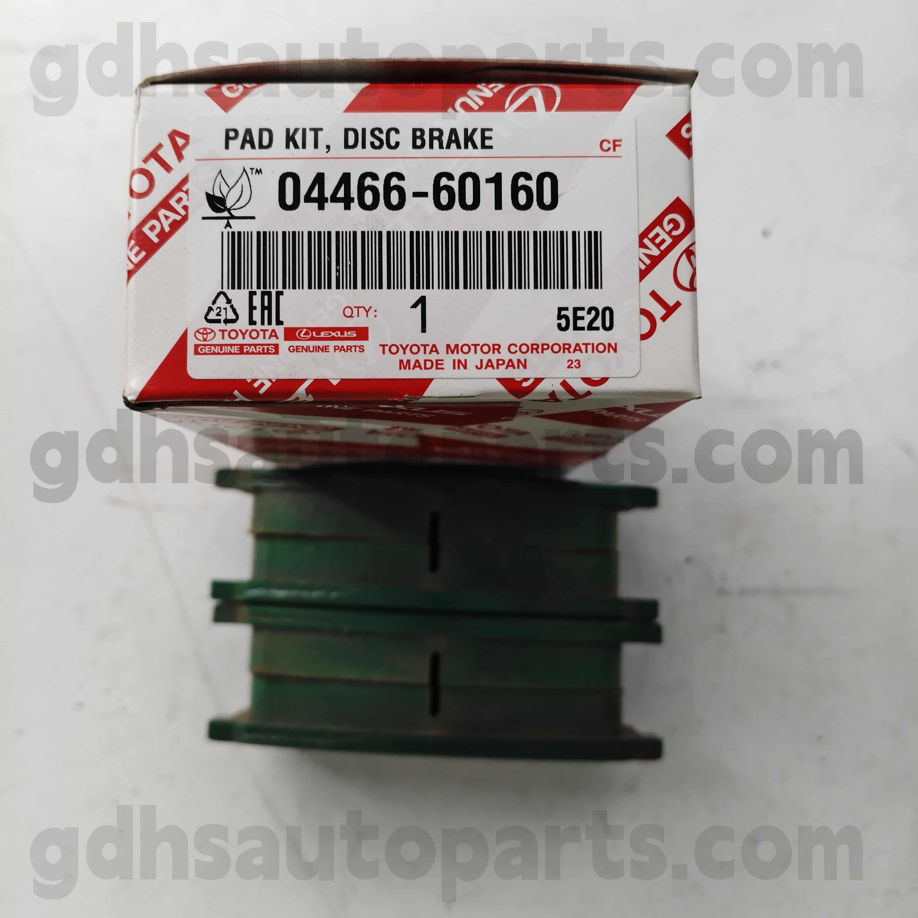 04466-60160 Toyota Echtes Teile hinterer Bremsblock für Landkreuzer 、 LX450D/460/570 Chassis Nr. Urj202