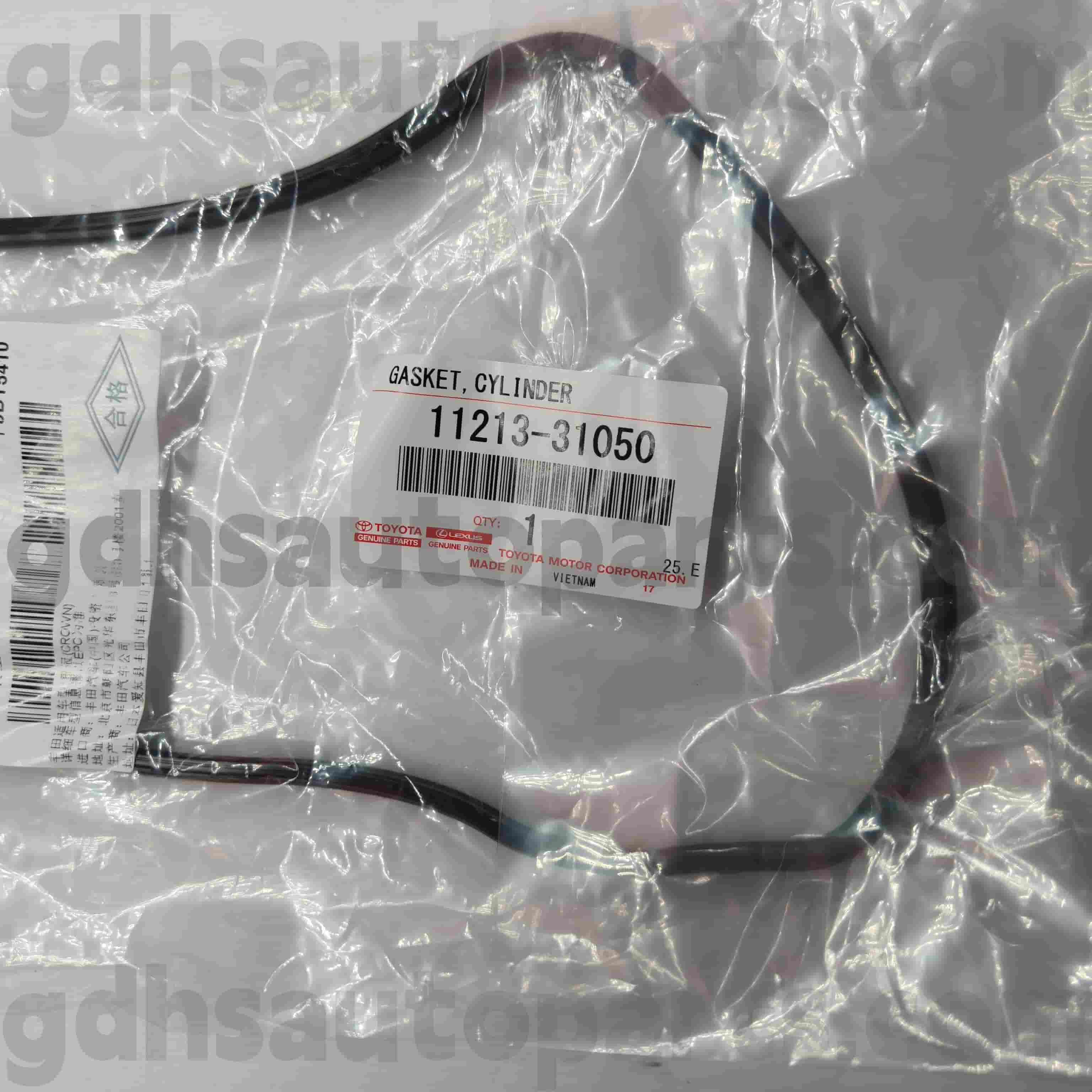 11213-31050 Toyota Echtes Teile Rechte Ventilabdeckung Gummi-Ring für Land Cruiser ， Mark x Zio Chassis Nr. GGGH30