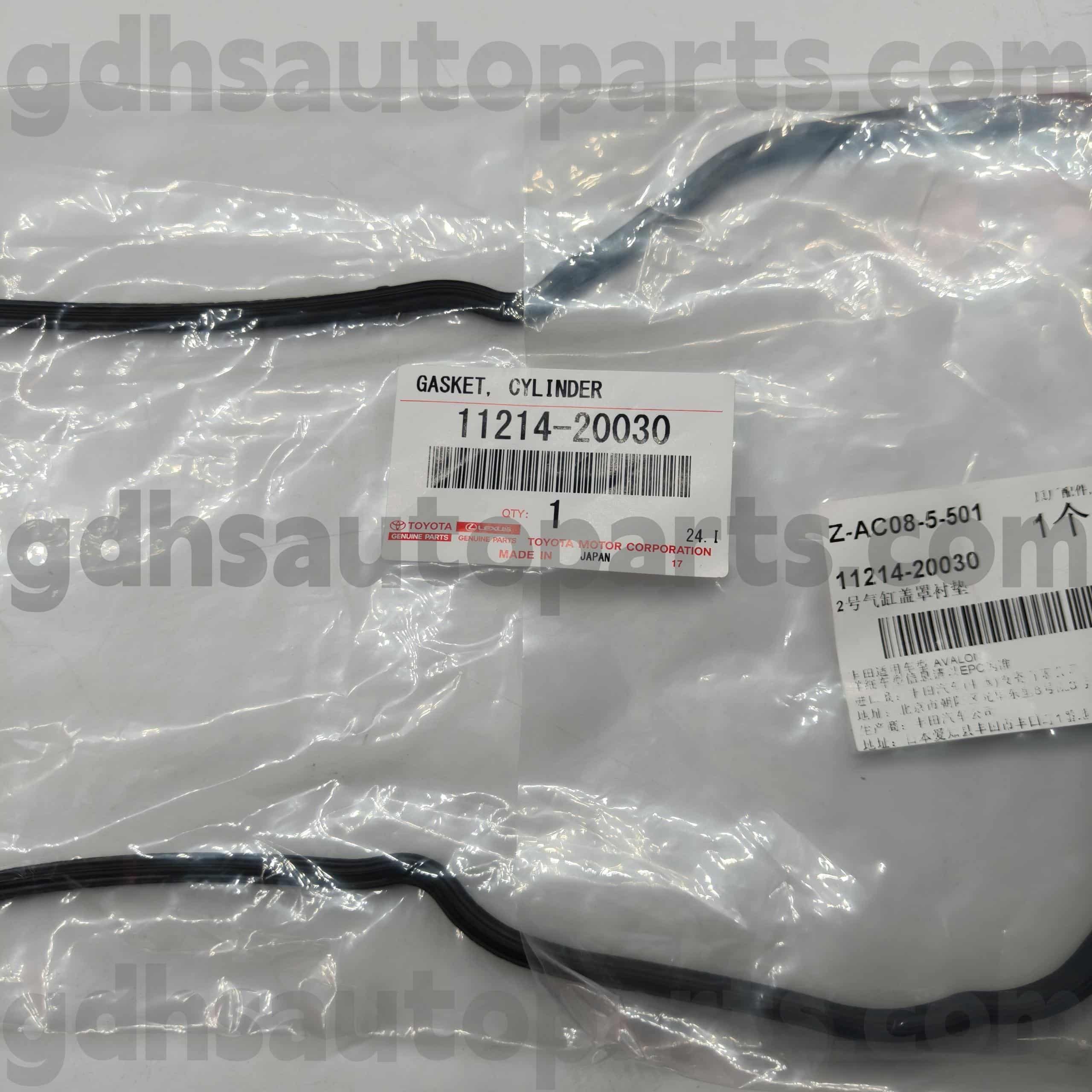 11214-20030 Toyota Originalteile Linke Ventildeckeldichtung für KLUGER HV, HARRIER, LEXUS ES300 Chassis Nr. MCU35 MCV30 MNH10