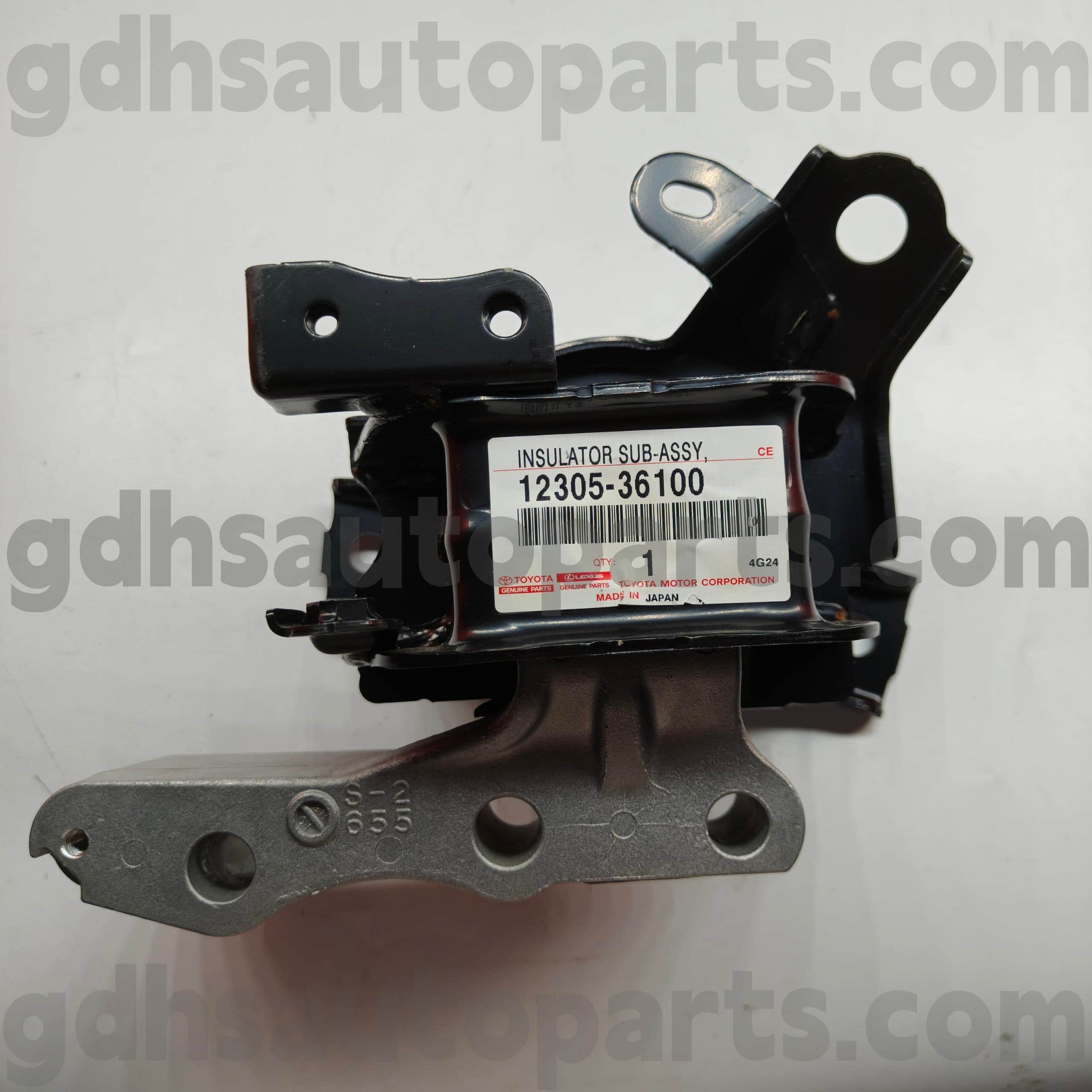 12305-36100 Toyota Originalteile, rechte Motorhalterung für LEXUS RX450H/350200T Chassis Nr. 8ARFTS..AGL2#