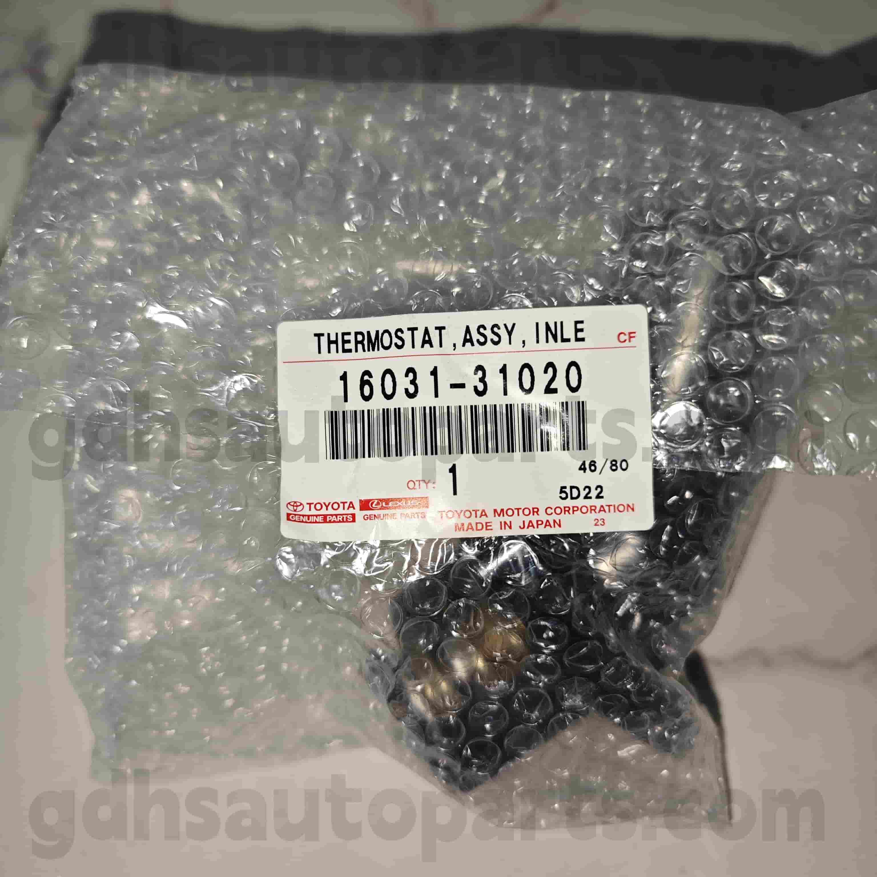 16031-31020 Toyota Genuine Teile Thermostat für Lexus GS30/35/43/460 、 Krone/Hybrid-Chassis Nr. 3grfe..grs202