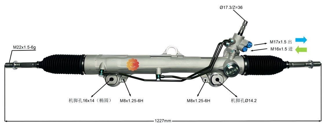 44200-60170 Kfz-Lenkgetriebe