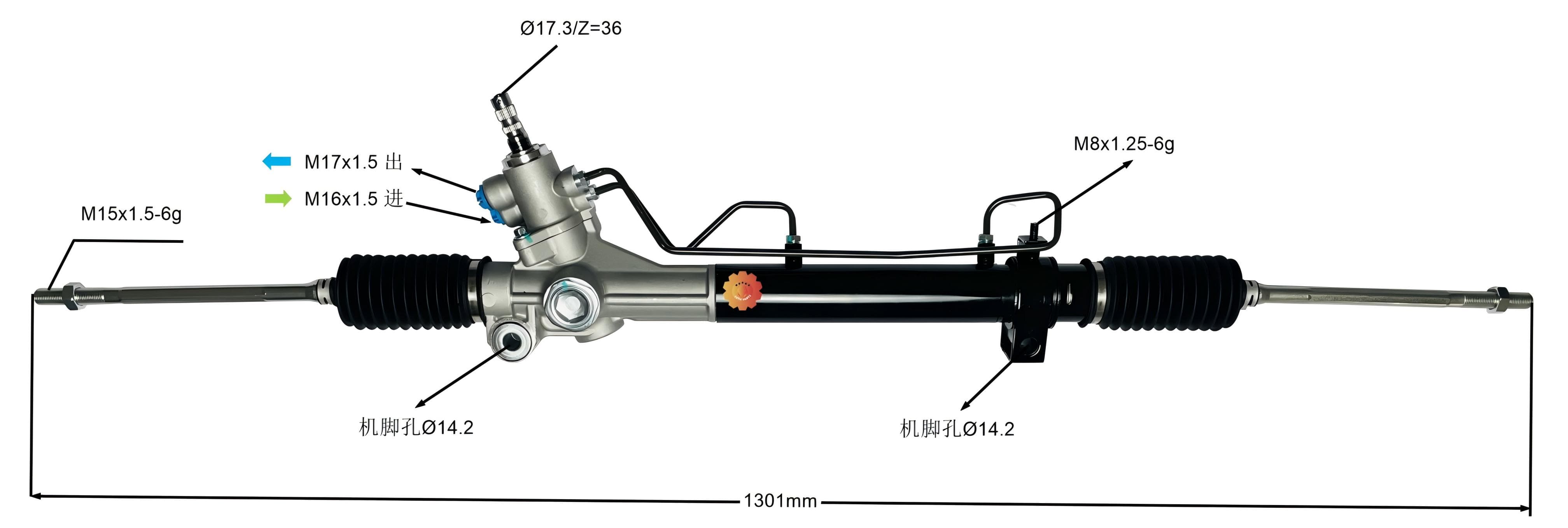 44250-08010 Kfz-Lenkgetriebe