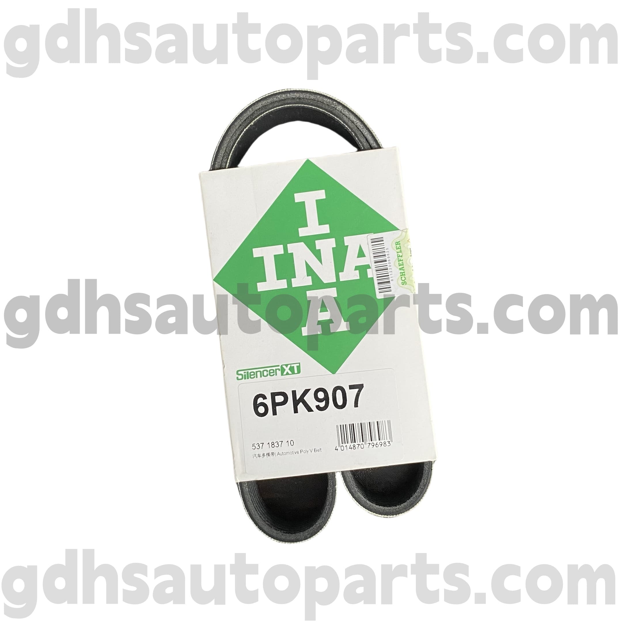 5371837100 Schaeffler Ina Drive Belt für Range Rover, Range Rover Sport, Range Rover Velar, neuer Verteidiger OE Nr. Lr100930