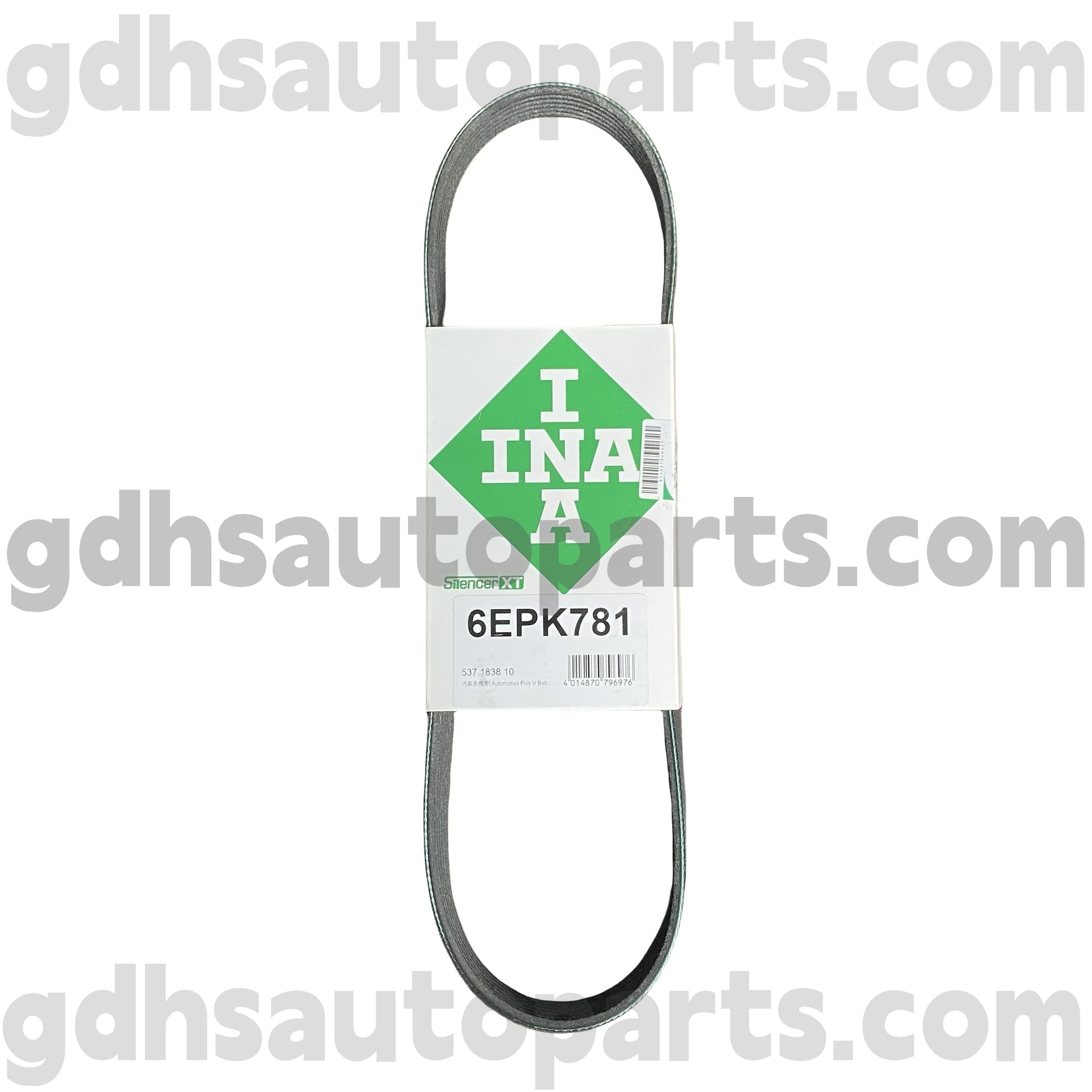 5371838100 Schaeffler Ina Drive Belt für Range Rover, Range Rover Sport, Land Rover Discovery 4, neuer Verteidiger OE Nr. Lr123070