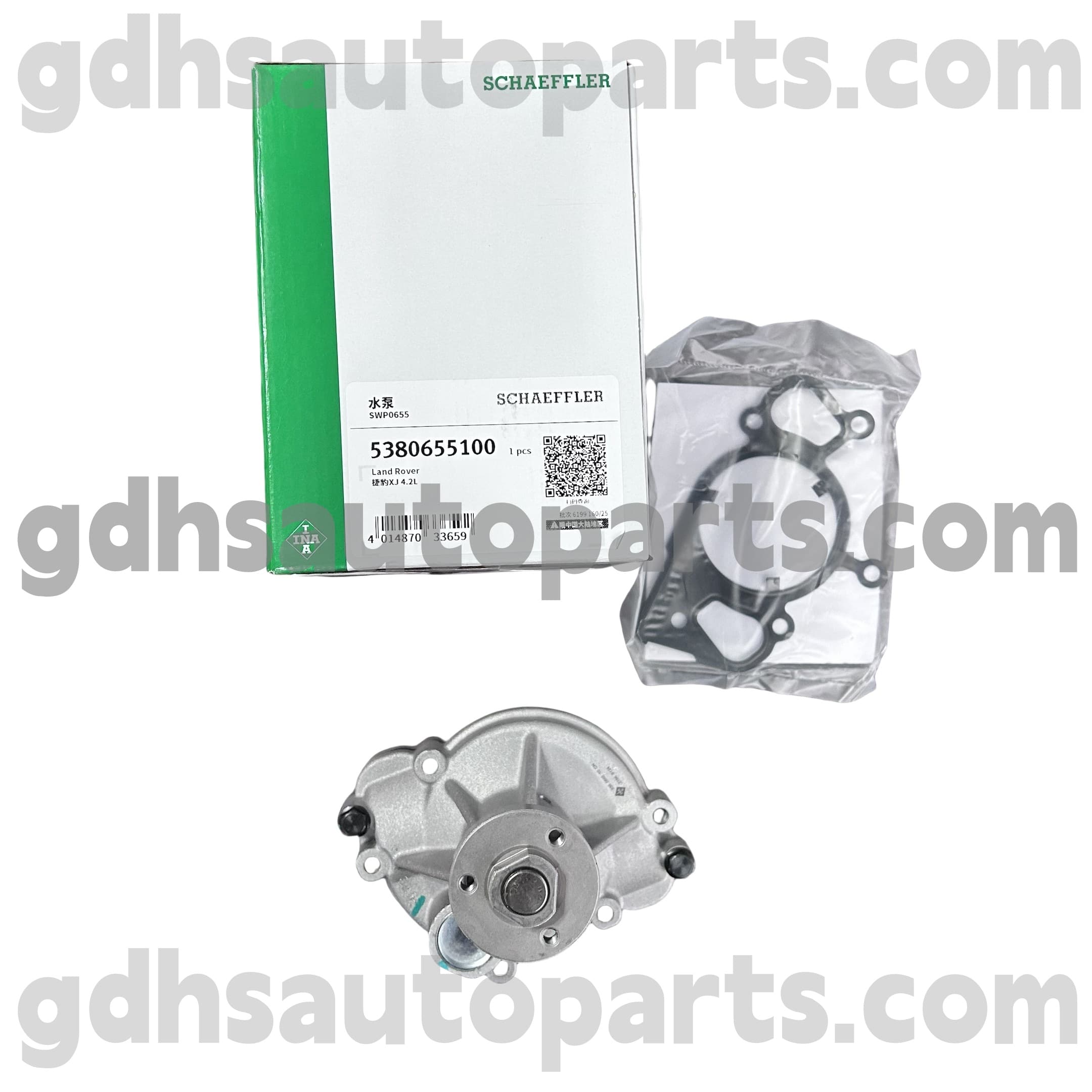5380655100 Schaeffler Ina Wasserpumpe für Range Rover Sport, Range Rover OE Nr. 4575902