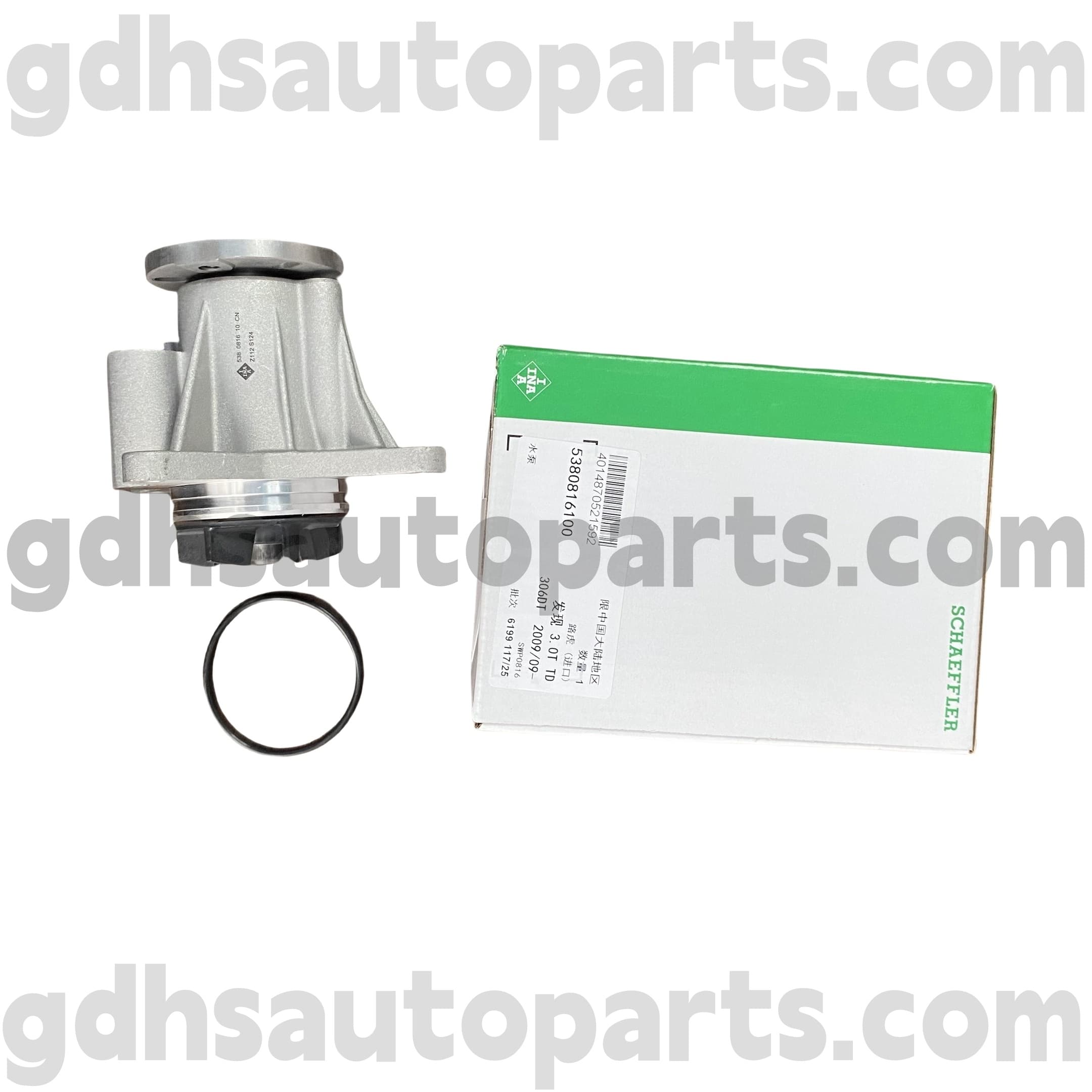 5380816100 Schaeffler Ina Wasserpumpe für Range Rover, Range Rover Sport, Land Rover Discovery 4 OE -Nr. LR013164