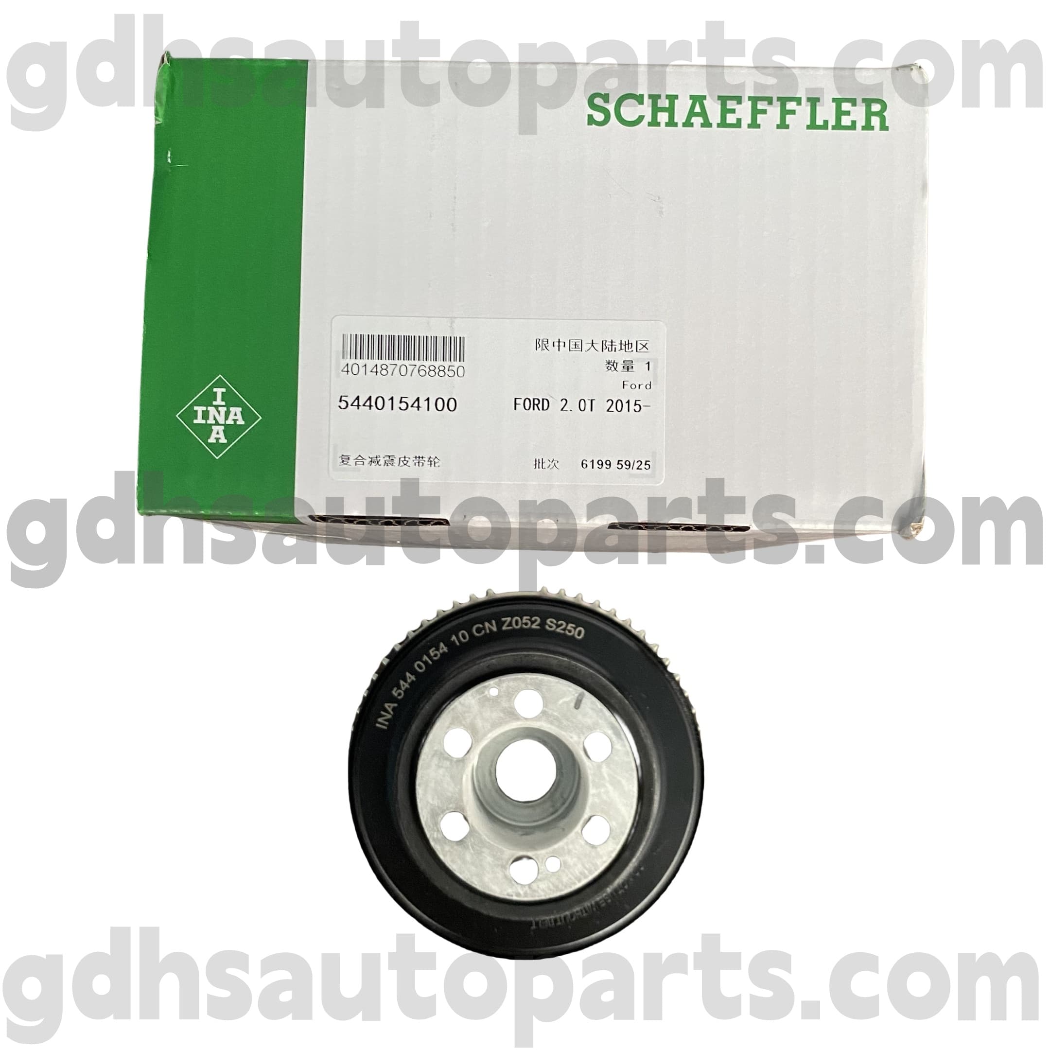5440154100 Schaeffler Ina Kurbelwellen -Timing -Gürtelscheibe für Range Rover, Range Rover Sport, Range Rover Evoque, Discovery Sport OE Nr. Lr078547