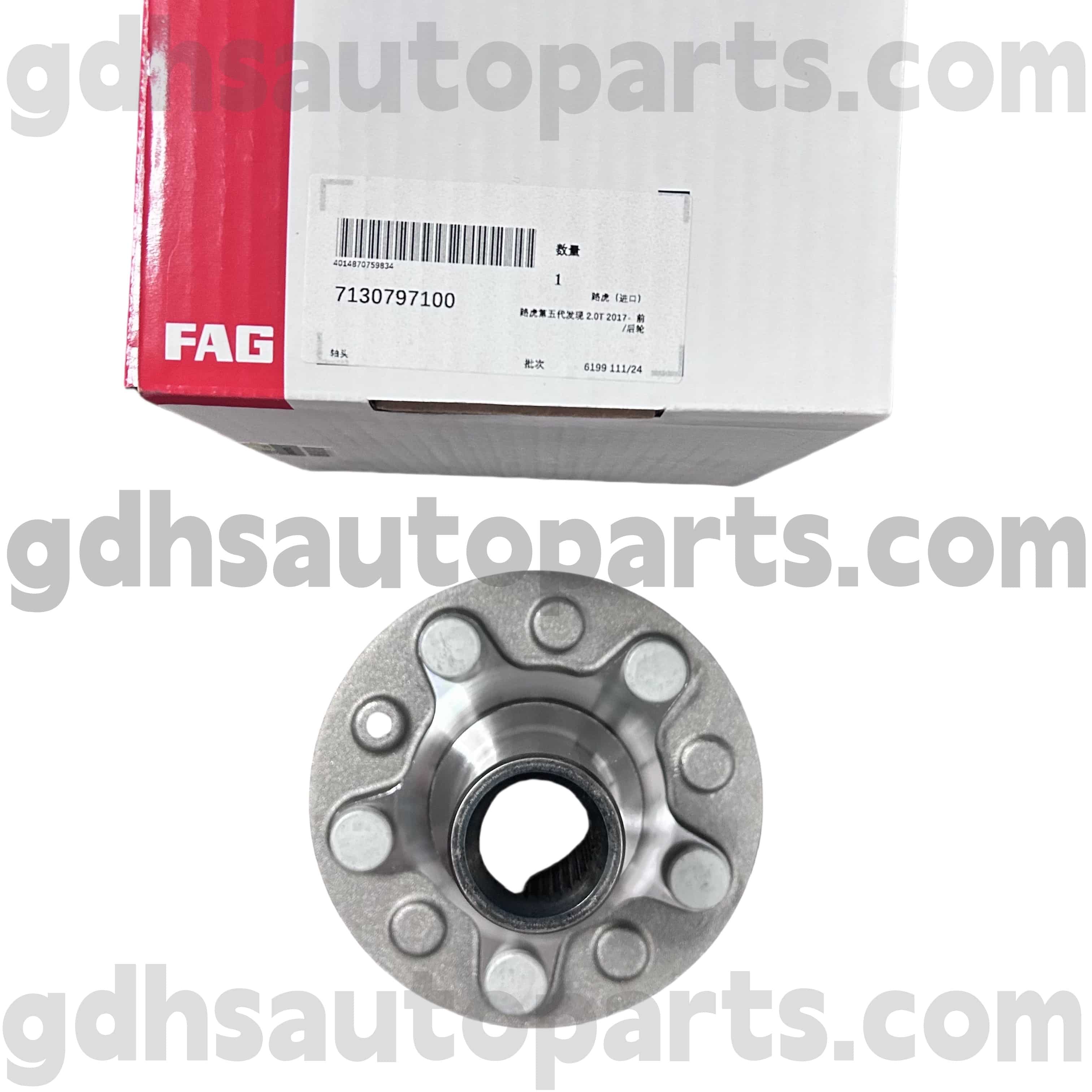 7130797100 Schaeffler Fag Frontrad -Hub -Lager für Range Rover, Range Rover Sport, Land Rover Discovery 4, New Defender OE Nr. LR081538