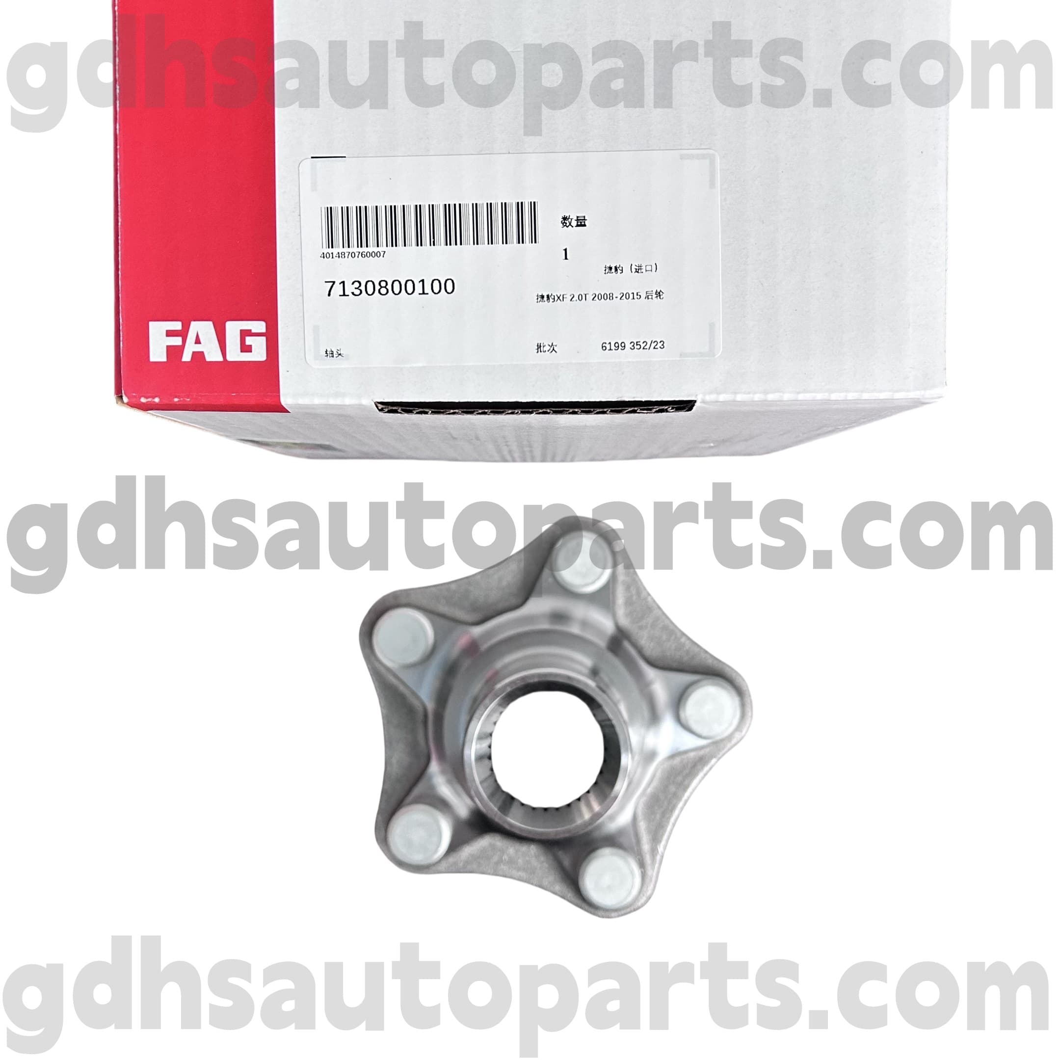 7130800100 Schaeffler Fag Wheel Hub für Jaguar XJ, Jaguar XF, Jaguar XK, F-Typ, F-Pace OE-Nr. C2D60511