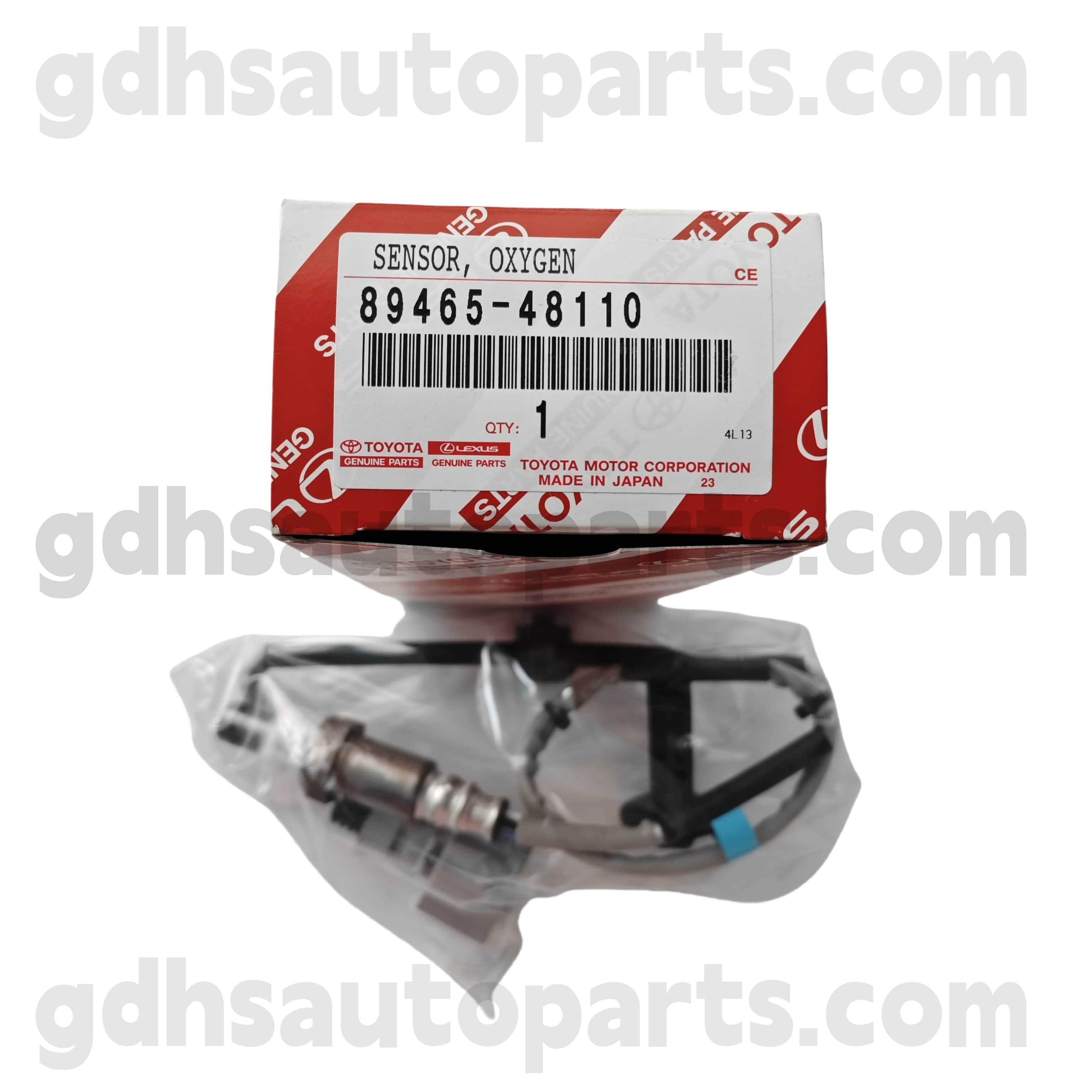 89465-48110 Toyota Echtes Teile hinterer Sauerstoffsensor für Harrier 、 Highlander 、 Lexus rx300/330/350 Chassis Nr. GSU4#