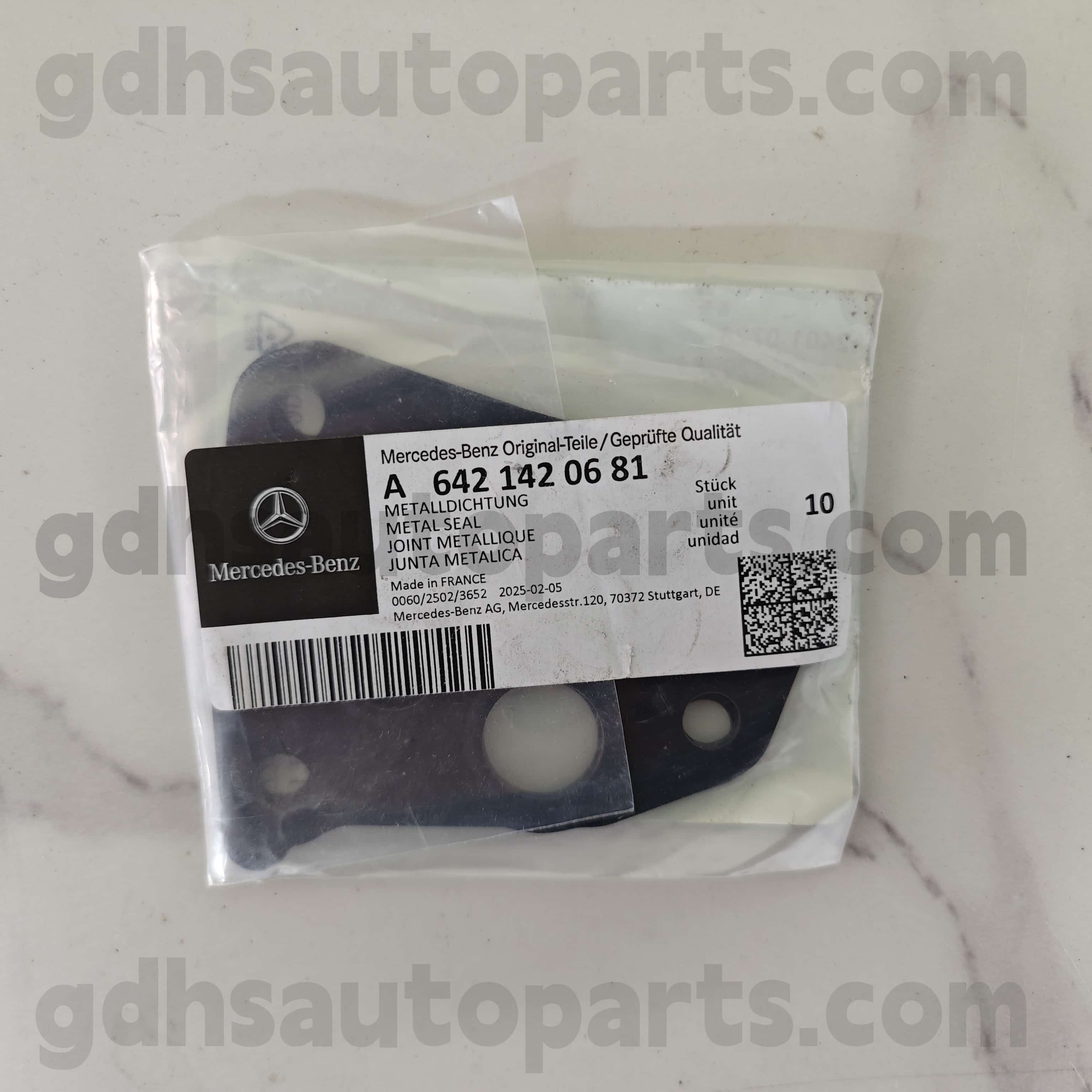 A 642 142 06 81 Mercedes-Benz Gene Teile Turbolader O-Ring für 642855 OM642 ， 642890 OM642，642820 642，642868 OM642，642887 OM642
