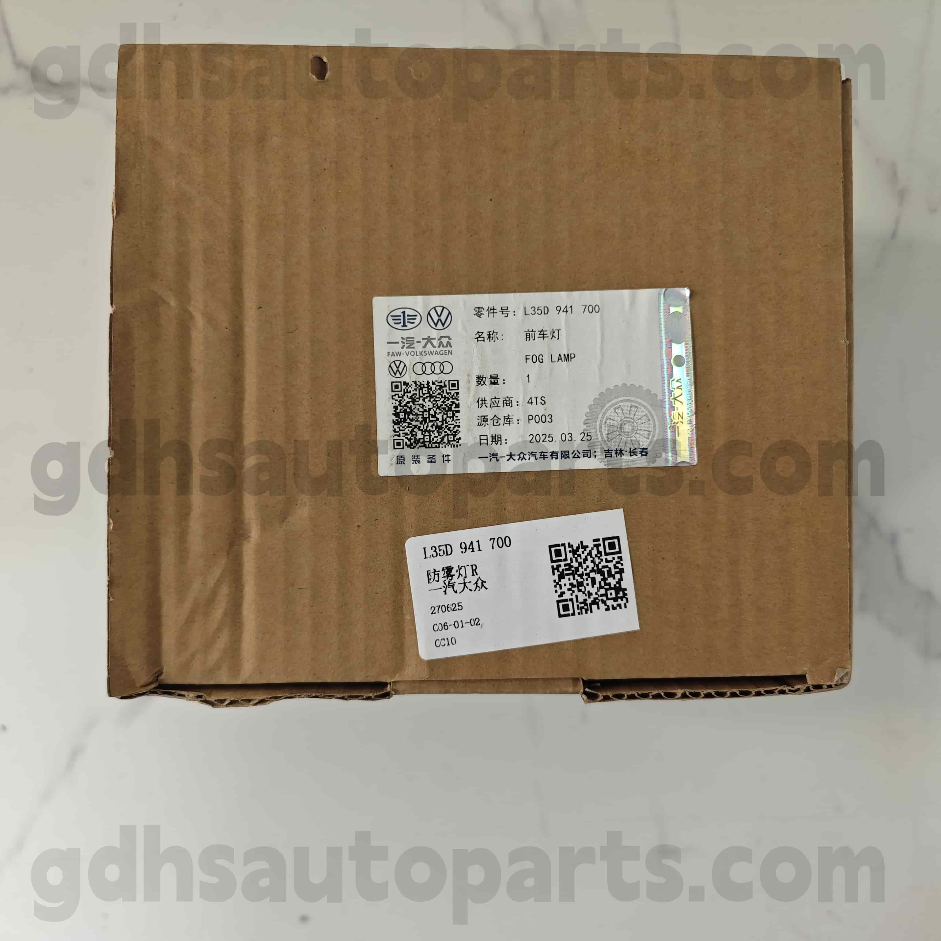 L35d 941 700 Volkswagen Echte Teile vorne rechts Nebellicht für CC CC