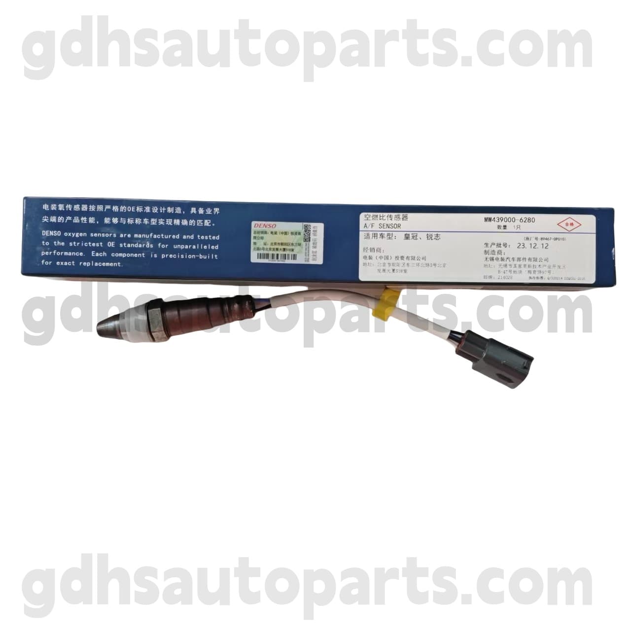 MW439000-6280 Toyota Echtes Teile Front Sauerstoffsensor für Reiz 、 Kron-Chassis-Nr. GRS218 OE -Nr. 89467-0p010